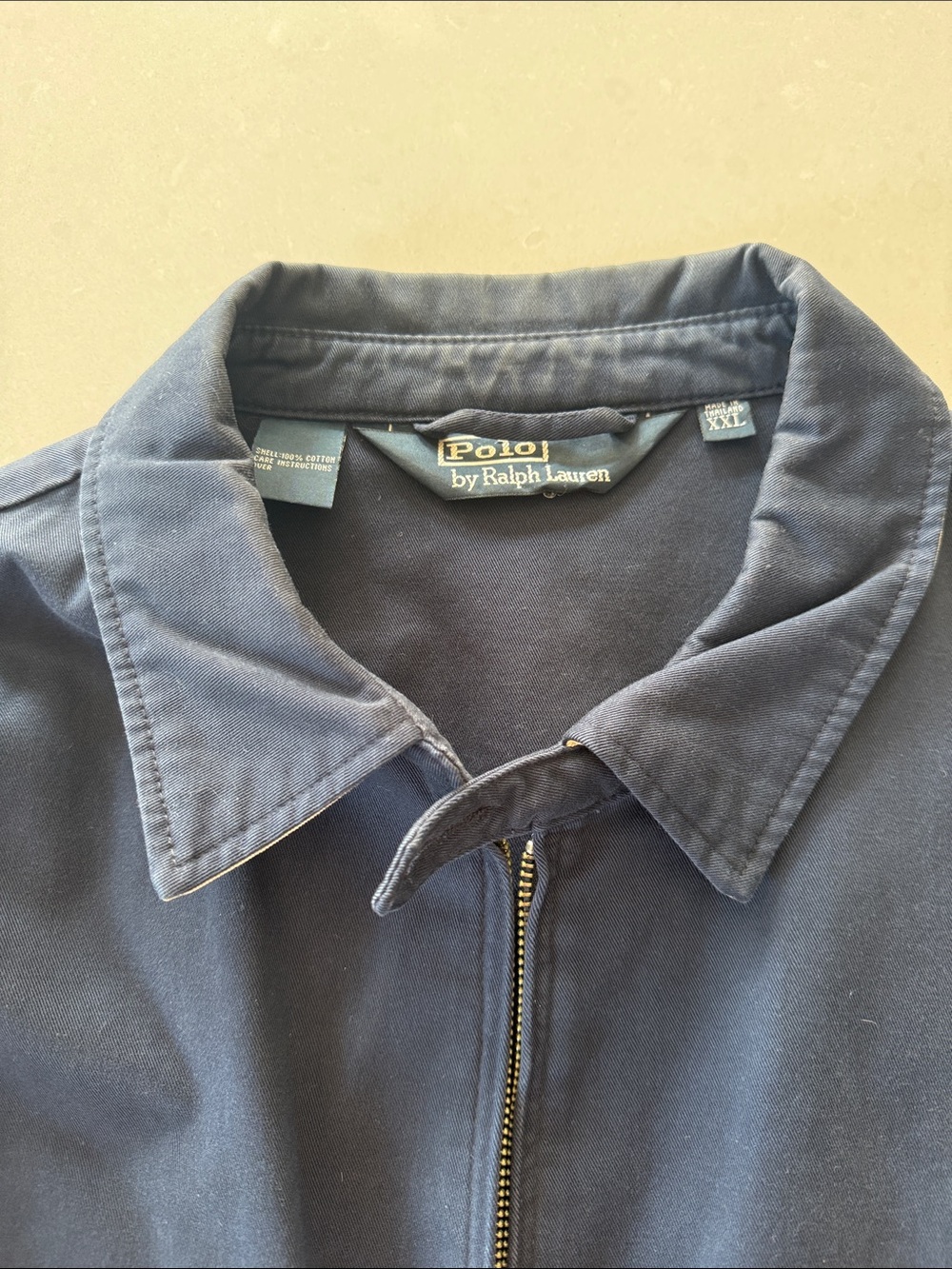 Polo by Ralph Lauren Navy Zip-Front Jacket with Red Pony - Picture 2 of 8